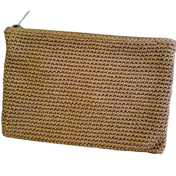 The Sak Handbags - The Sak Tan Zip Closure Bag Evening Bag